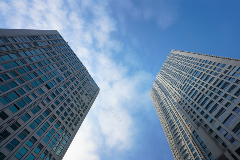 经济现代都市城市摩天大楼大厦玻璃幕培办公楼仰拍摄影,高清,摄影图,摄影图片,图片大全,摄影图免费下载